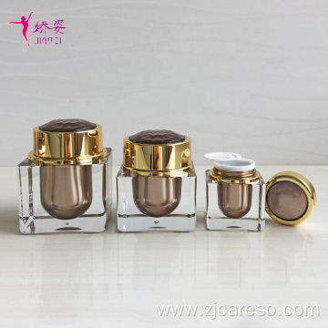 Classical Square Shape Acrylic Cosmetic Packaging Bottle